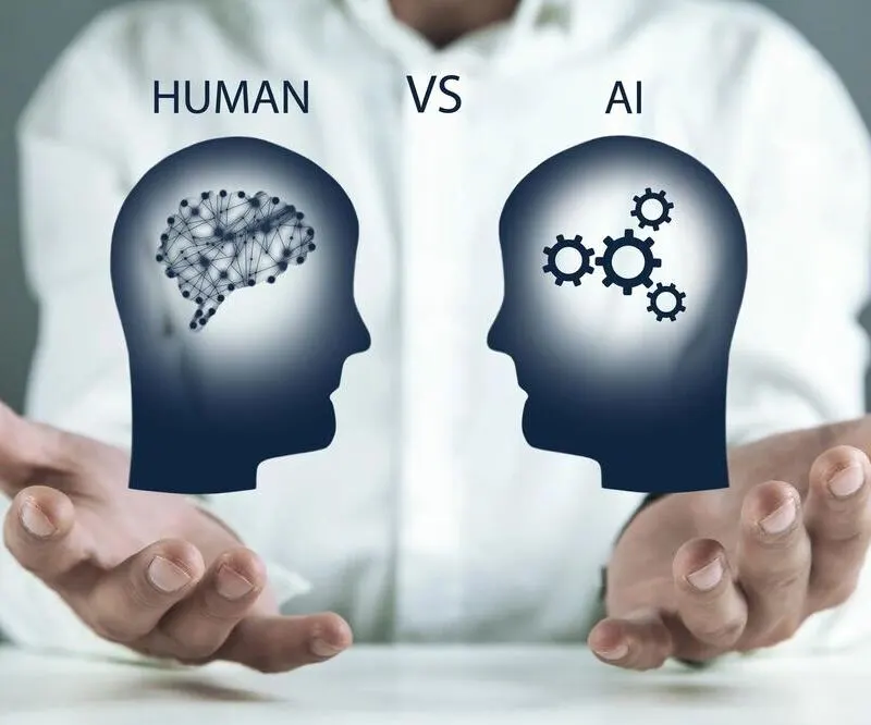 AI vs human creativity comparison for video marketing and content creation