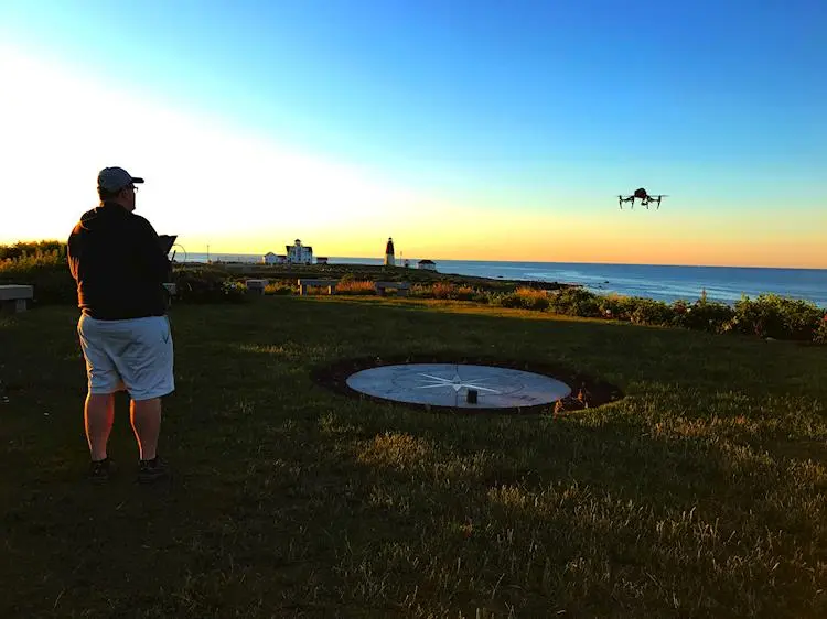 Providence Journal article about Sean McVeigh drone services
