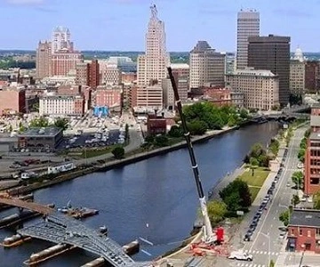 Providence from the eyes of a drone